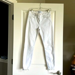 Just Black white denim jeans